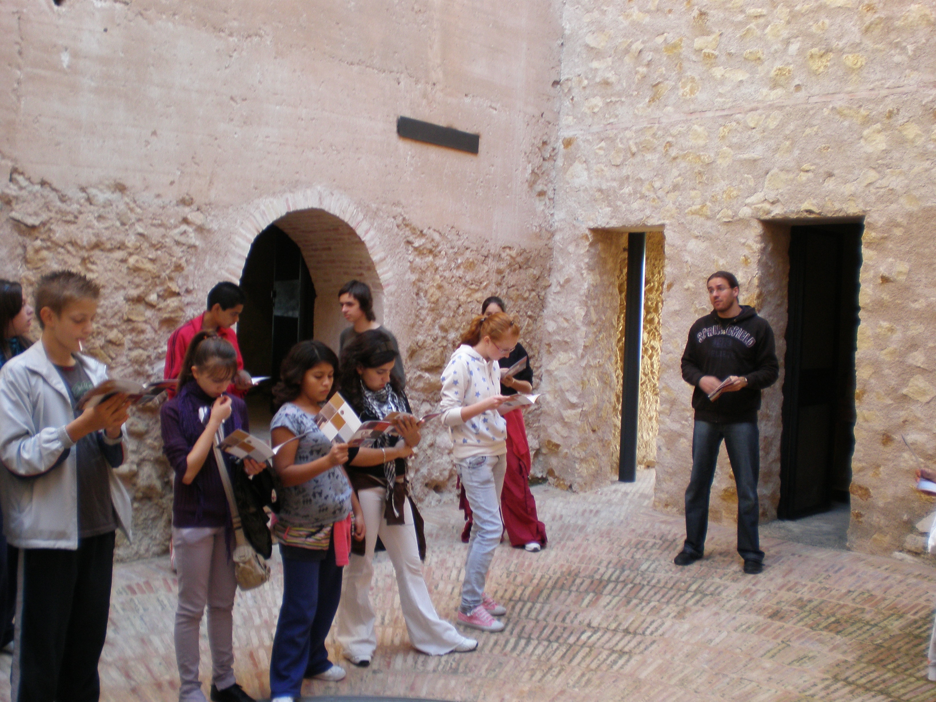 Alumnes de l'IES Castalla al Castell